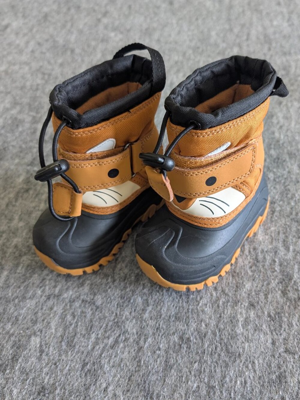 Cat & Jack Toddler Bernardo Critter Animal Winter Boots Size 4